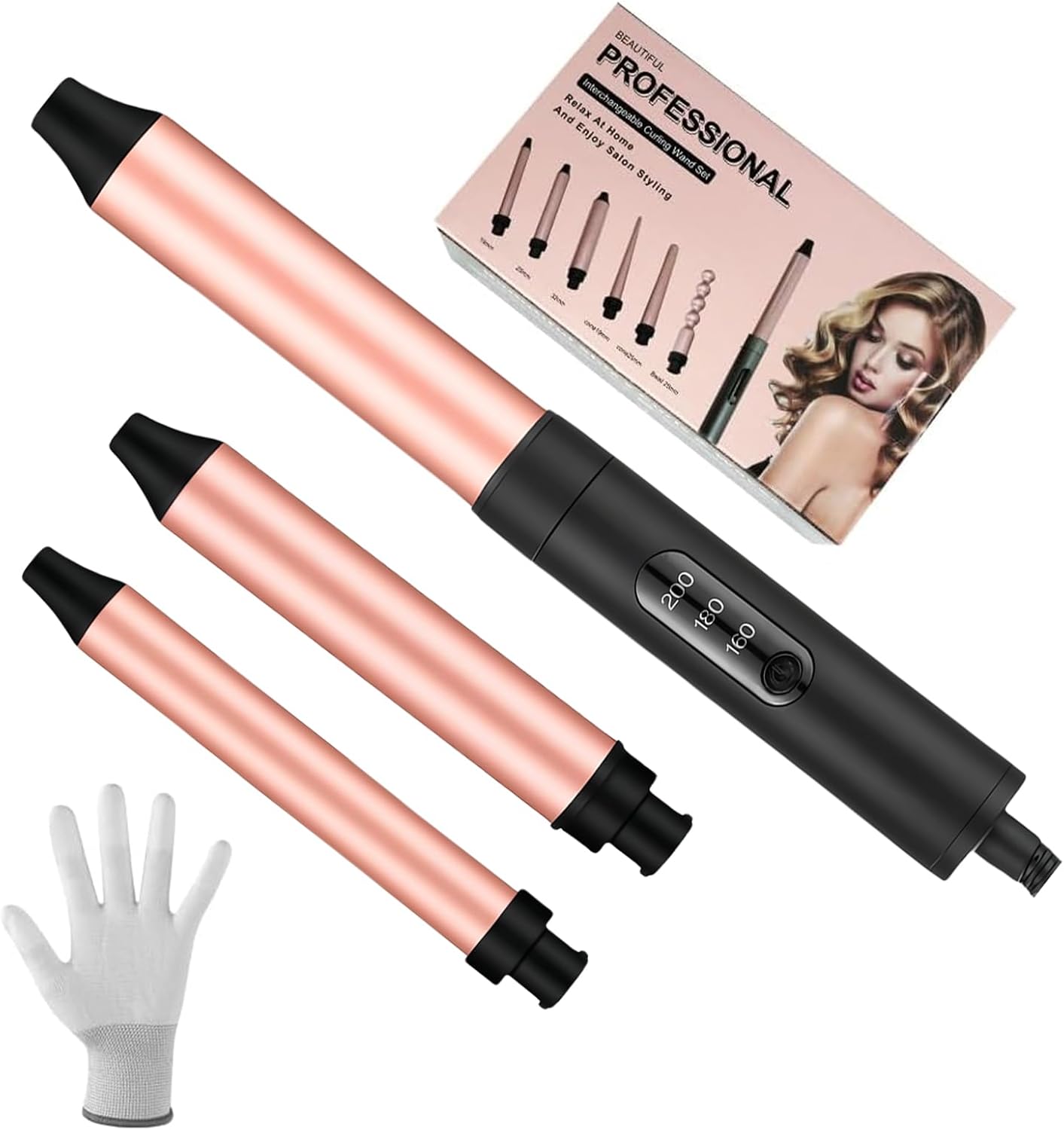 Fer à boucler 3 en 1 : l'outil parfait pour créer des ondulations sublimes et durables sur tous types de cheveux