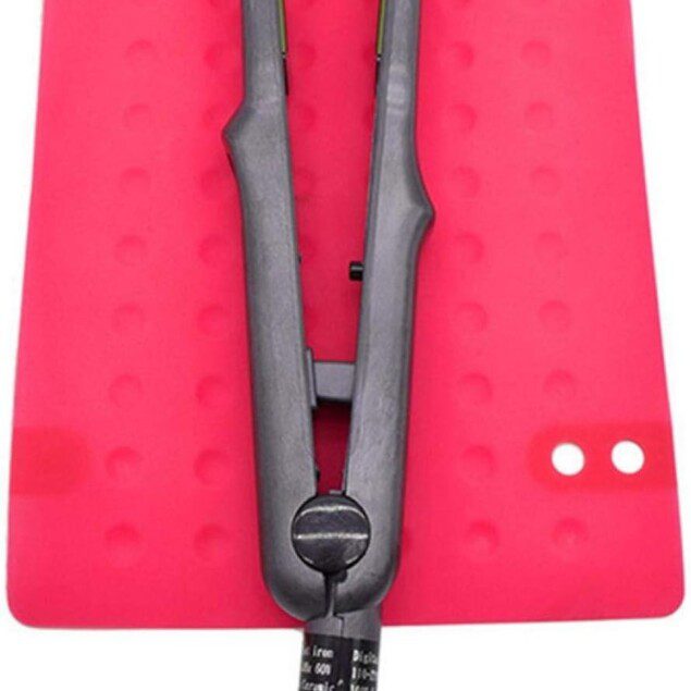 Tapis résistant à la chaleur : le support idéal pour fers à friser et lisseurs, pour un rangement sécurisé et élégant