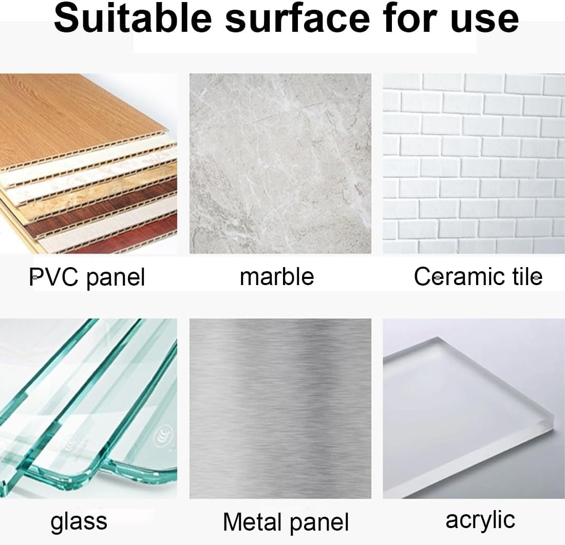 Porte sèche cheveux mural en acier inoxydable : support autocollant sans perçage pour un gain de place élégant dans votre salle de bain – Image 6
