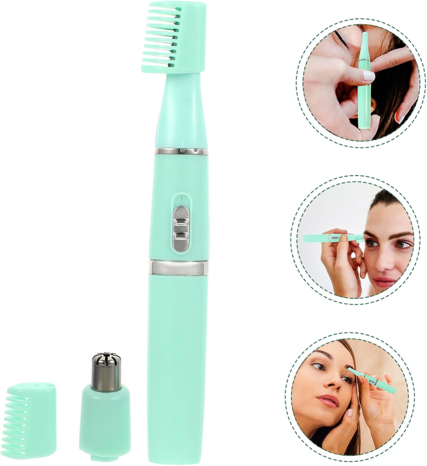 Rasoir à sourcils électrique rechargeable : une tondeuse sécurisée pour une épilation précise et confortable – Image 3