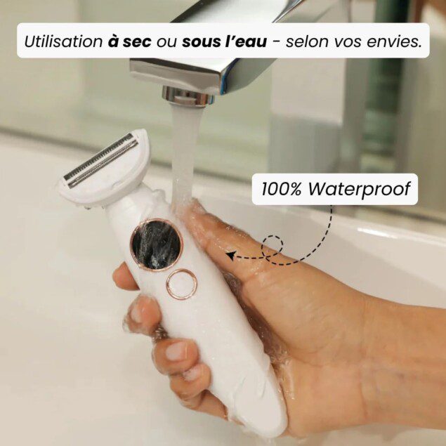 Rasoir Elios Femme 5 En 1 Étanche pour Épilation Douce et Précise
