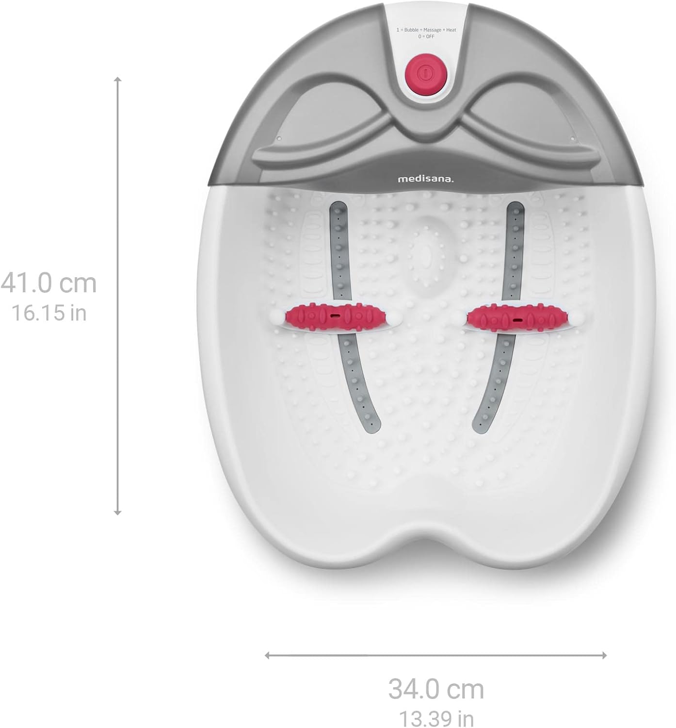 Bain de pieds bouillonnant électrique : confort et détente pour grands pieds – Image 2