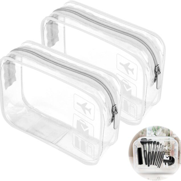 Deux pièces de trousses de maquillage en PVC étanche : le compagnon idéal pour hommes et femmes en voyage