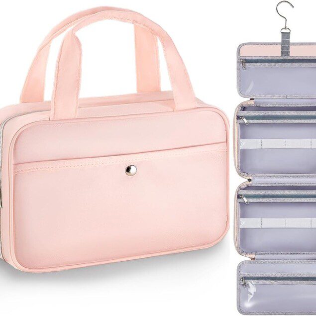 Trousse de toilette à suspendre pour femmes : l'organisateur cosmétique imperméable idéal pour vos voyages