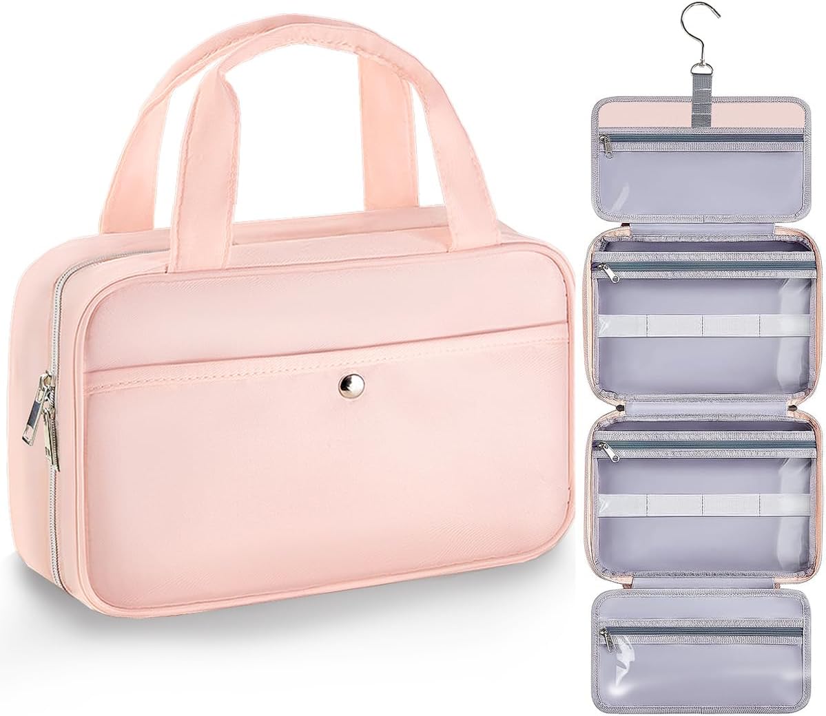 Trousse de toilette à suspendre pour femmes : l'organisateur cosmétique imperméable idéal pour vos voyages
