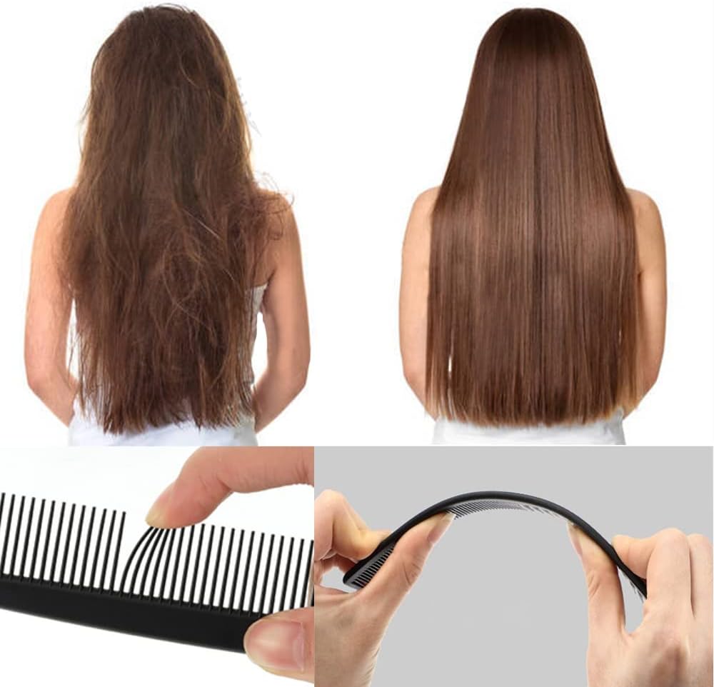 Peigne en carbone antistatique : l'outil idéal pour une coiffure impeccable à la maison – Image 4
