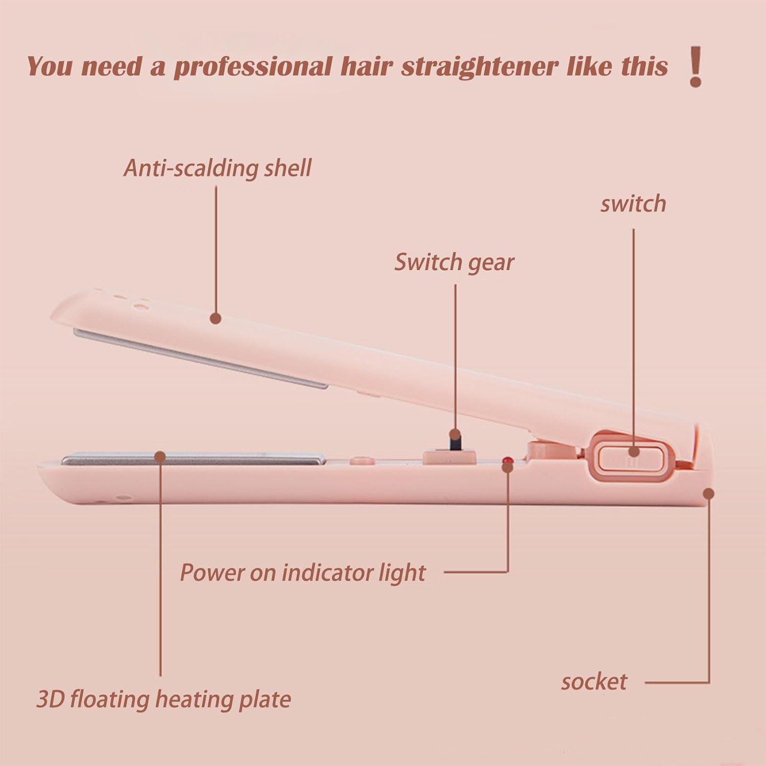 Mini fer à boucler polyvalent : l'outil 2 en 1 parfait pour les femmes en quête de coiffures élégantes – Image 6
