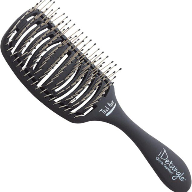 Brosse démêlante pour cheveux épais : démêle sans douleur avec une flexibilité optimale