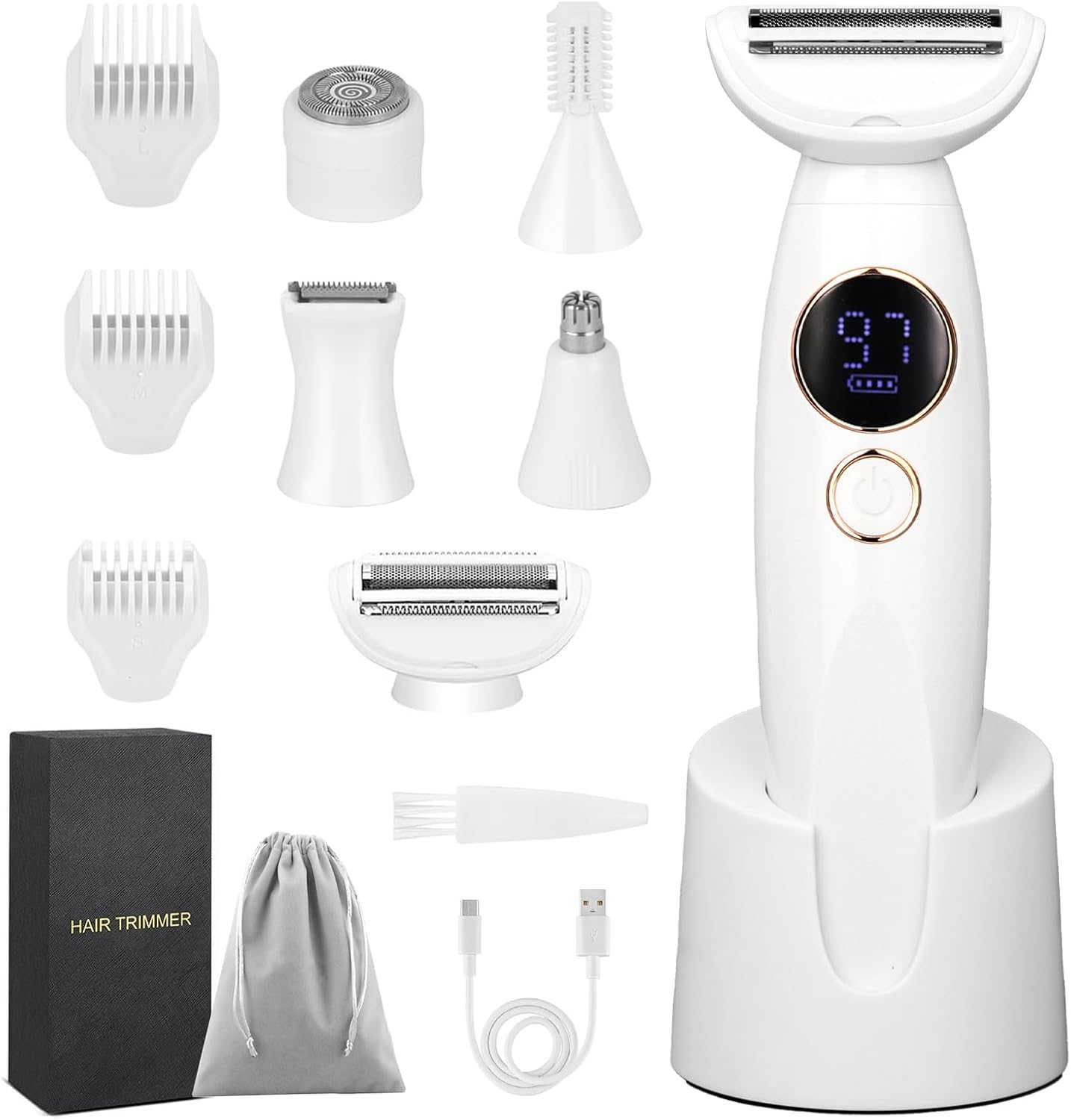 YADOBIG Tondeuse Intime 5 en 1 pour Femmes - Précision et Confort