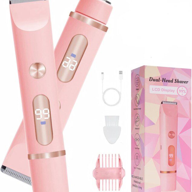 Rasoir Électrique 2 en 1 Waterproof pour Femmes - Précision et Confort
