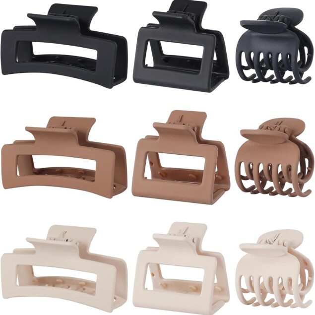 Petites pinces à cheveux rectangulaires : l'accessoire idéal pour les femmes aux cheveux fins