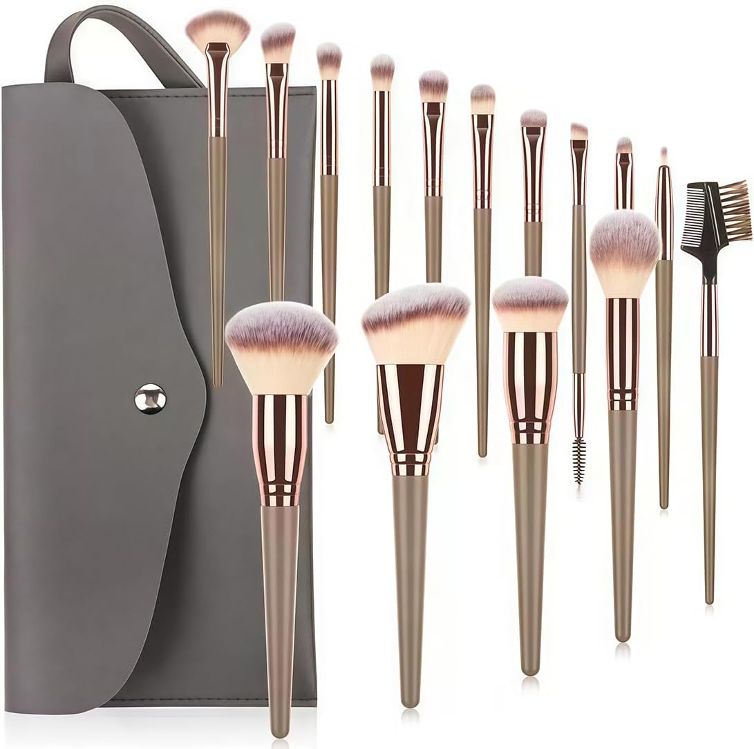 Set de 15 pinceaux de maquillage : l'outil indispensable pour un teint parfait et un maquillage professionnel