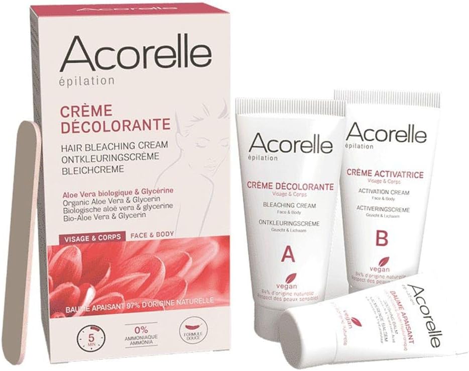 Crème décolorante visage et corps : solution douce pour un teint lumineux et uniforme