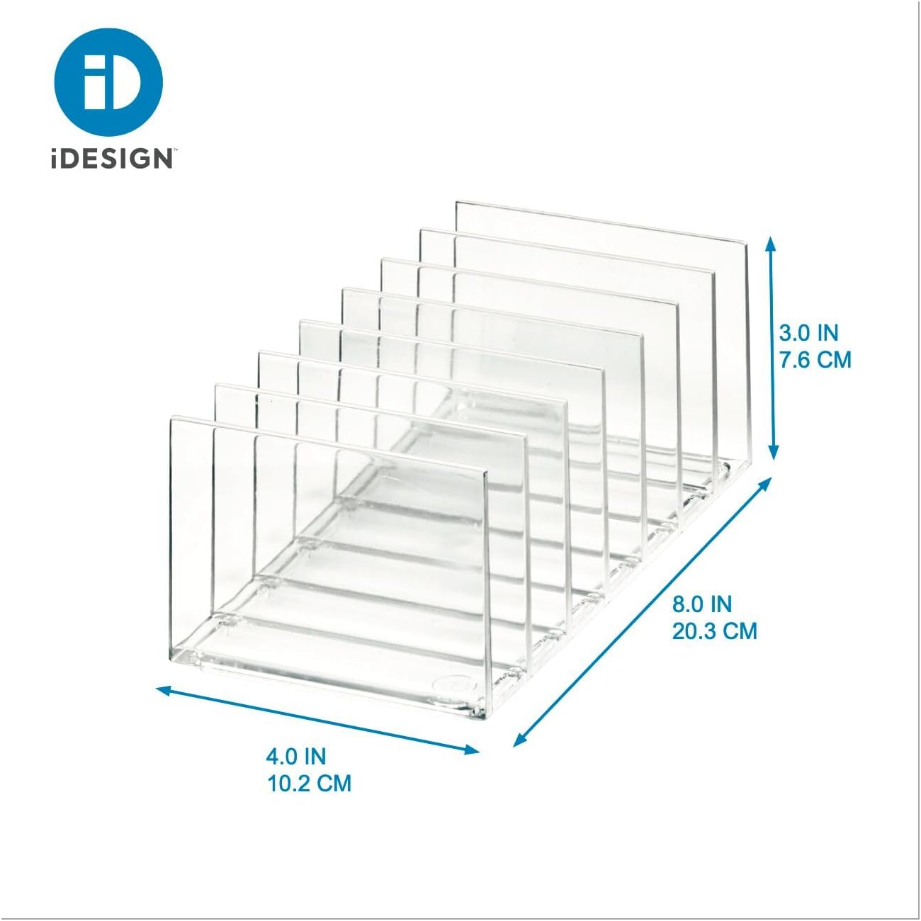 Organisateur de maquillage transparent : boîte de rangement avec 7 compartiments pour passionnées de beauté – Image 4