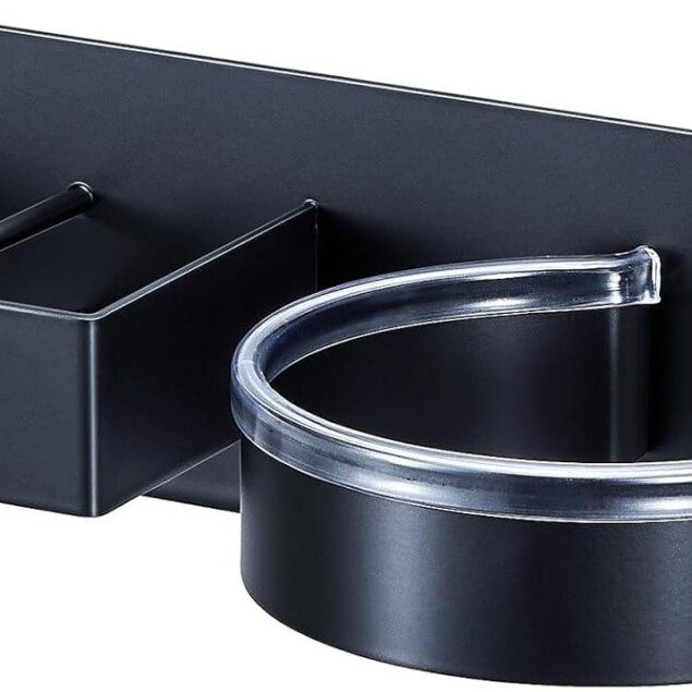 Porte sèche-cheveux mural en acier inoxydable : pour une salle de bain élégante et organisée