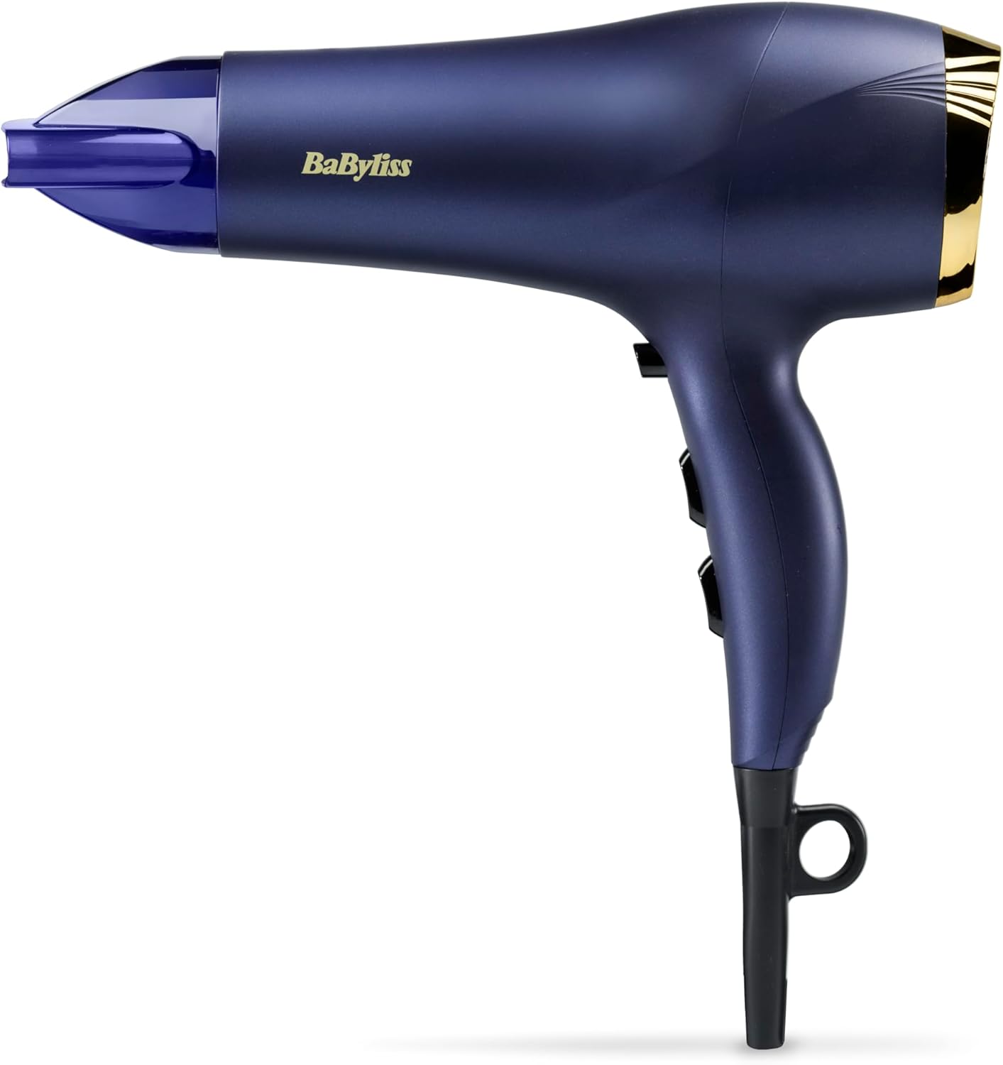 Sèche-cheveux professionnel 2300W pour un séchage rapide et anti-frisottis  
Découvrez le BaByliss Midnight Luxe : léger, performant et élégant pour un coiffage parfait en un temps record