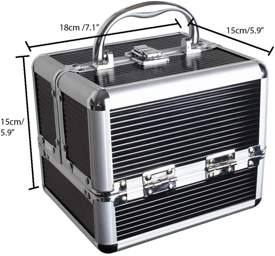 Coffret maquillage élégant pour passionnées de beauté : rangement pratique et design compact – Image 2