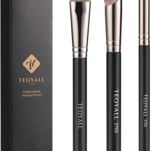 Pinceaux anti-cernes pour un maquillage parfait : estompez les contours des yeux avec précision