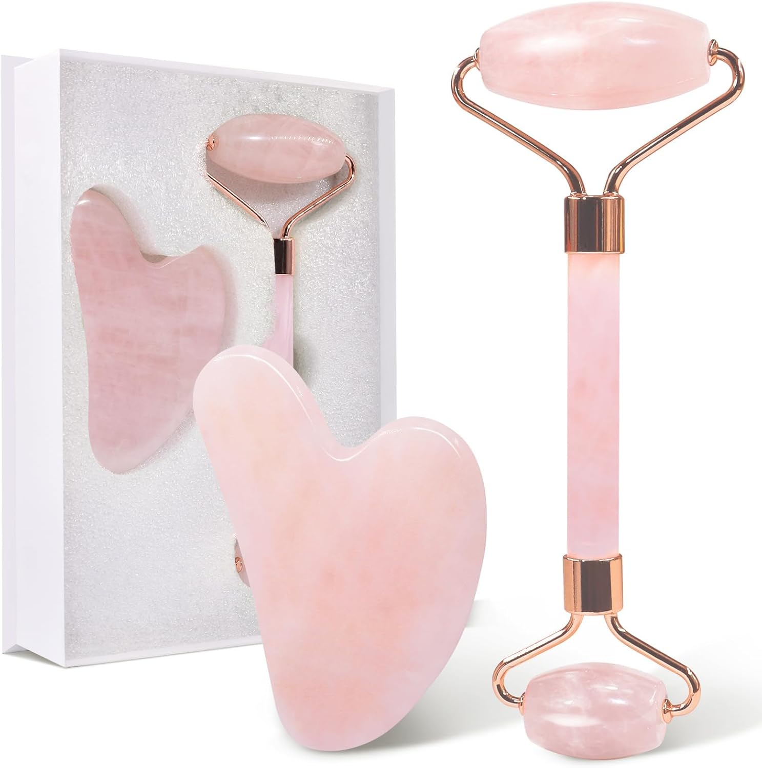 Gua Sha en quartz rose : le soin anti-âge parfait pour votre visage et votre corps