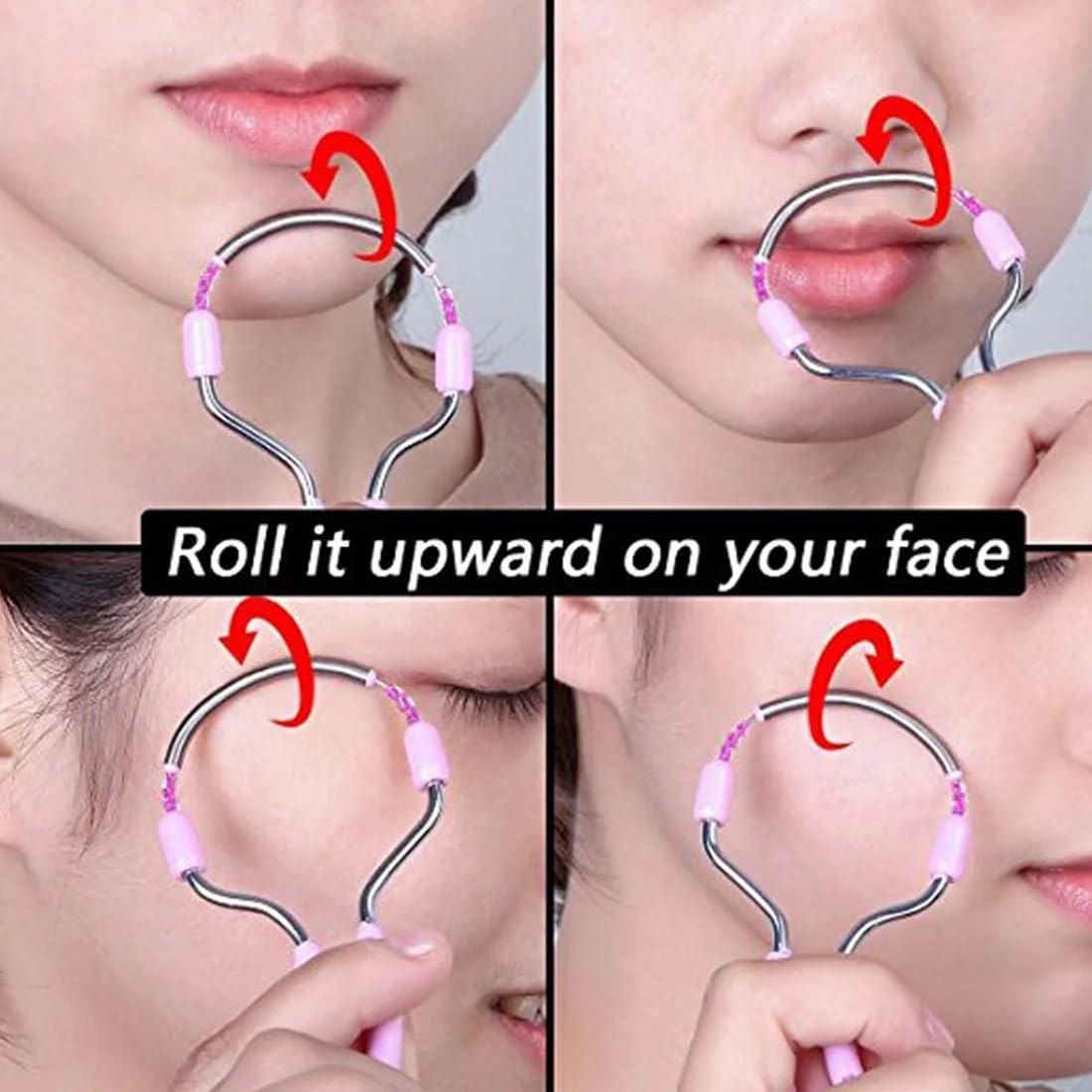 Épilateur professionnel en acier inoxydable : 4 pièces pour femmes, idéal pour le visage – Image 5