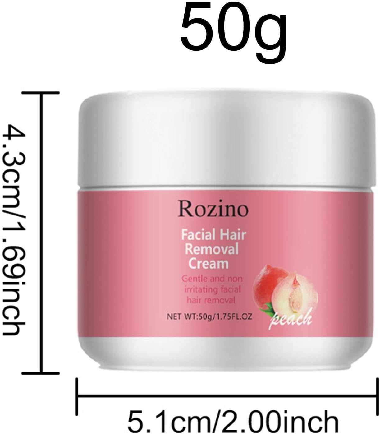 Crème dépilatoire douce et efficace pour le visage : épilation apaisante au miel et pêche – Image 7
