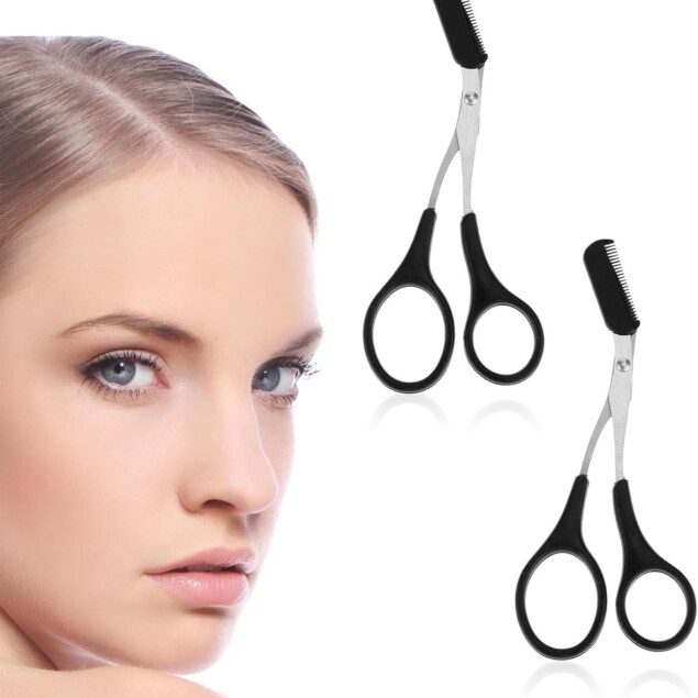 Ciseaux à sourcils en acier inoxydable : l'outil idéal pour une épilation précise et élégante Pour les passionnés de beauté, découvrez notre ciseaux détachables pour tailler les sourcils avec soin
