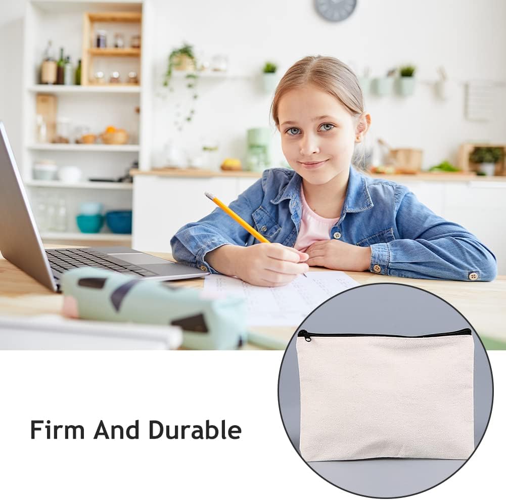 Pochette en tissu zippée : l'accessoire idéal pour le travail, l'école et vos voyages – Image 4