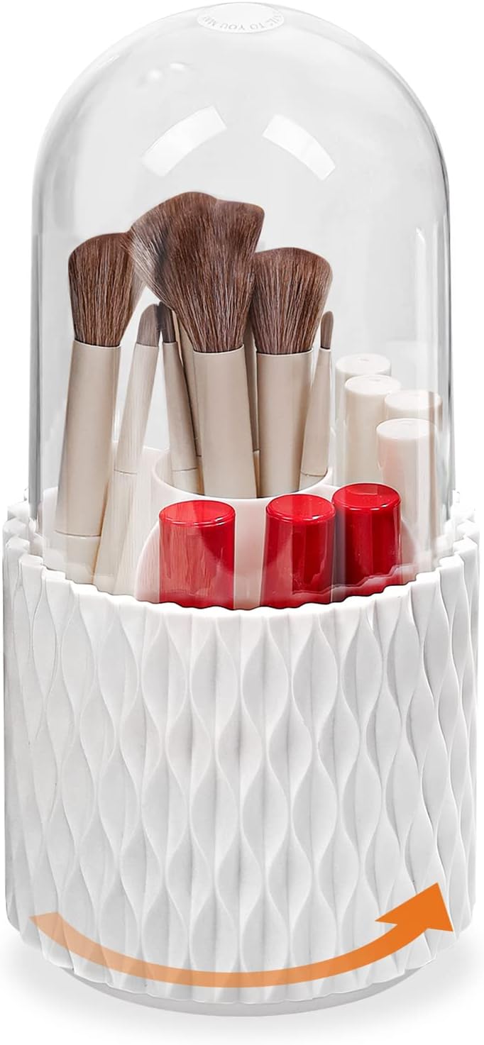 Rangement pinceaux maquillage 360° : un organisateur élégant pour les passionnées de beauté