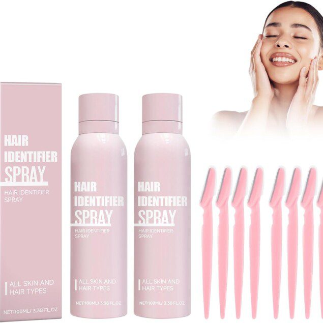 Spray d'identification des poils pour un rasage du visage précis : la solution idéale pour les hommes soucieux de leur apparence