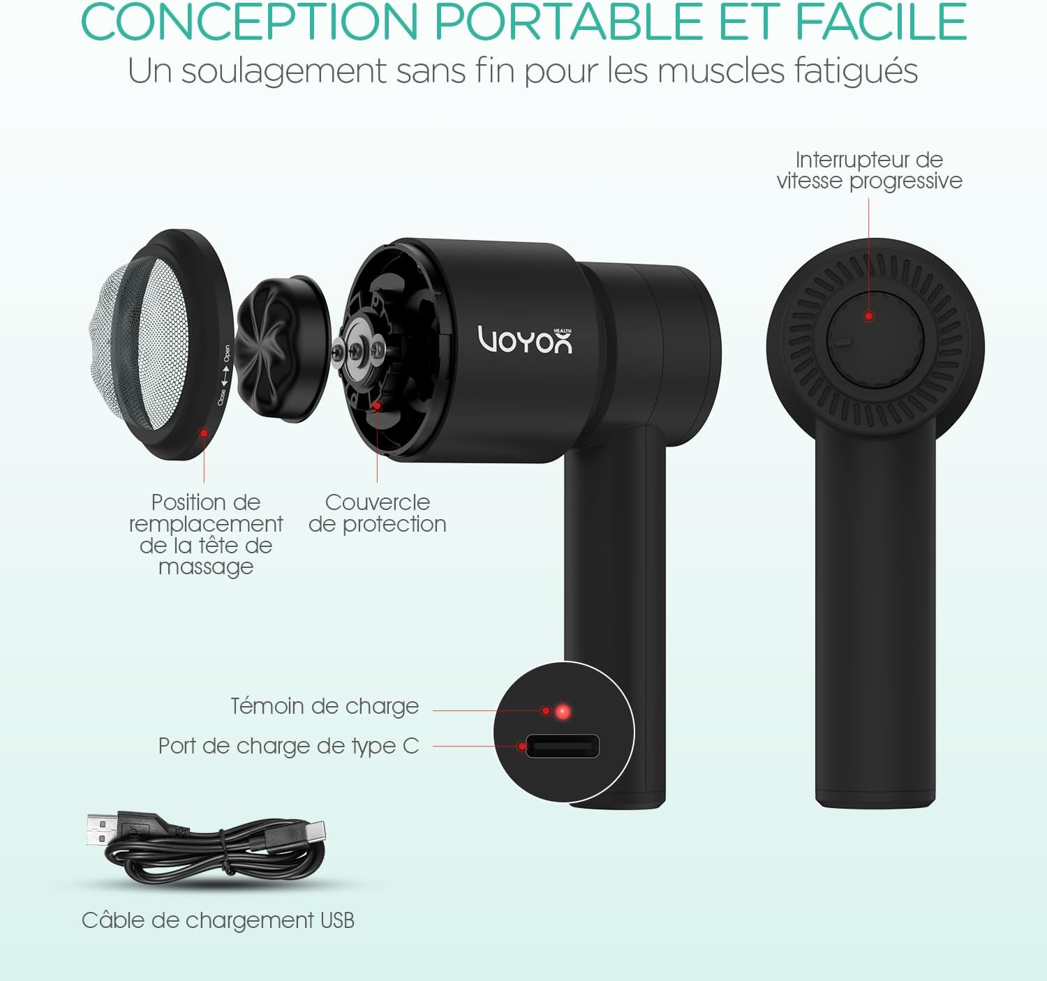 Masseur anti-cellulite pour un corps tonique : relaxez vos muscles et éliminez la cellulite avec notre appareil portable et rechargeable – Image 5