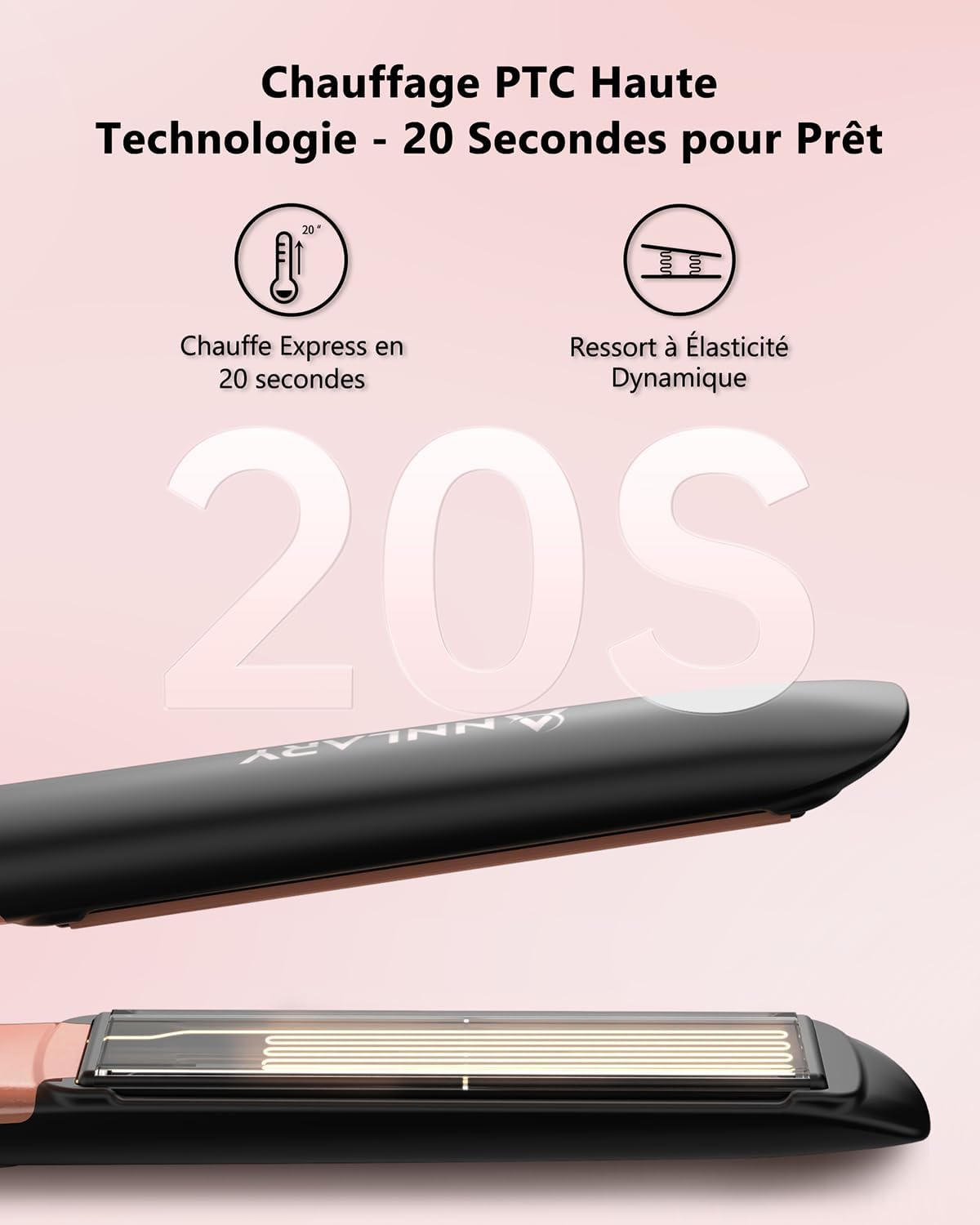 Lisseur et boucleur 2 en 1 : l’outil indispensable pour des cheveux brillants et sans frisottis – Image 5