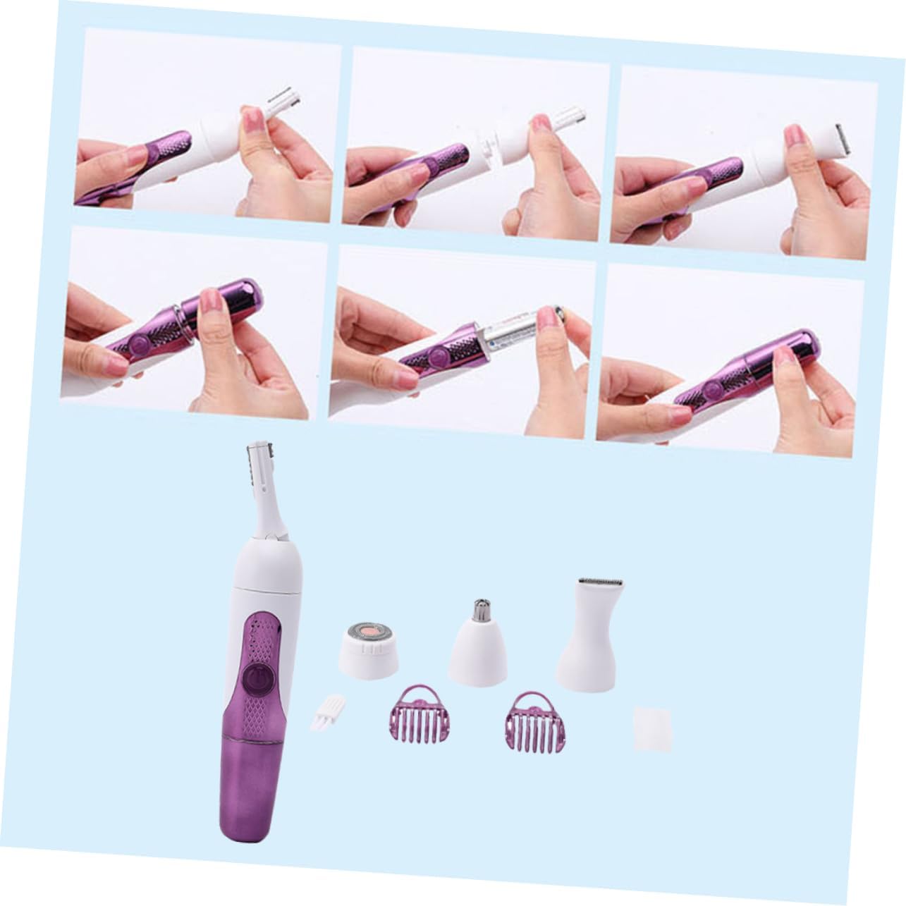 Tondeuse électrique à sourcils : l'épilateur et rasoir idéal pour un visage et un corps impeccables – Image 3
