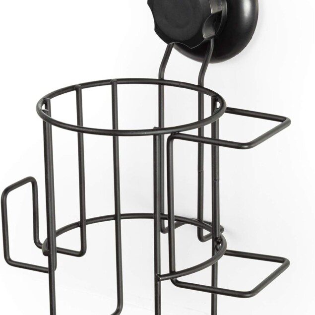 Porte-sèche-cheveux Bestlock : solution élégante pour salle de bain moderne, installation sans outils et protection antirouille