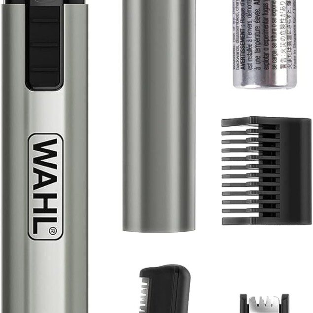 Tondeuse à poils de nez 3 en 1 : l'outil essentiel pour hommes et femmes  Préservez votre élégance avec cette tondeuse à nez, oreilles et sourcils, rechargeable et lavable