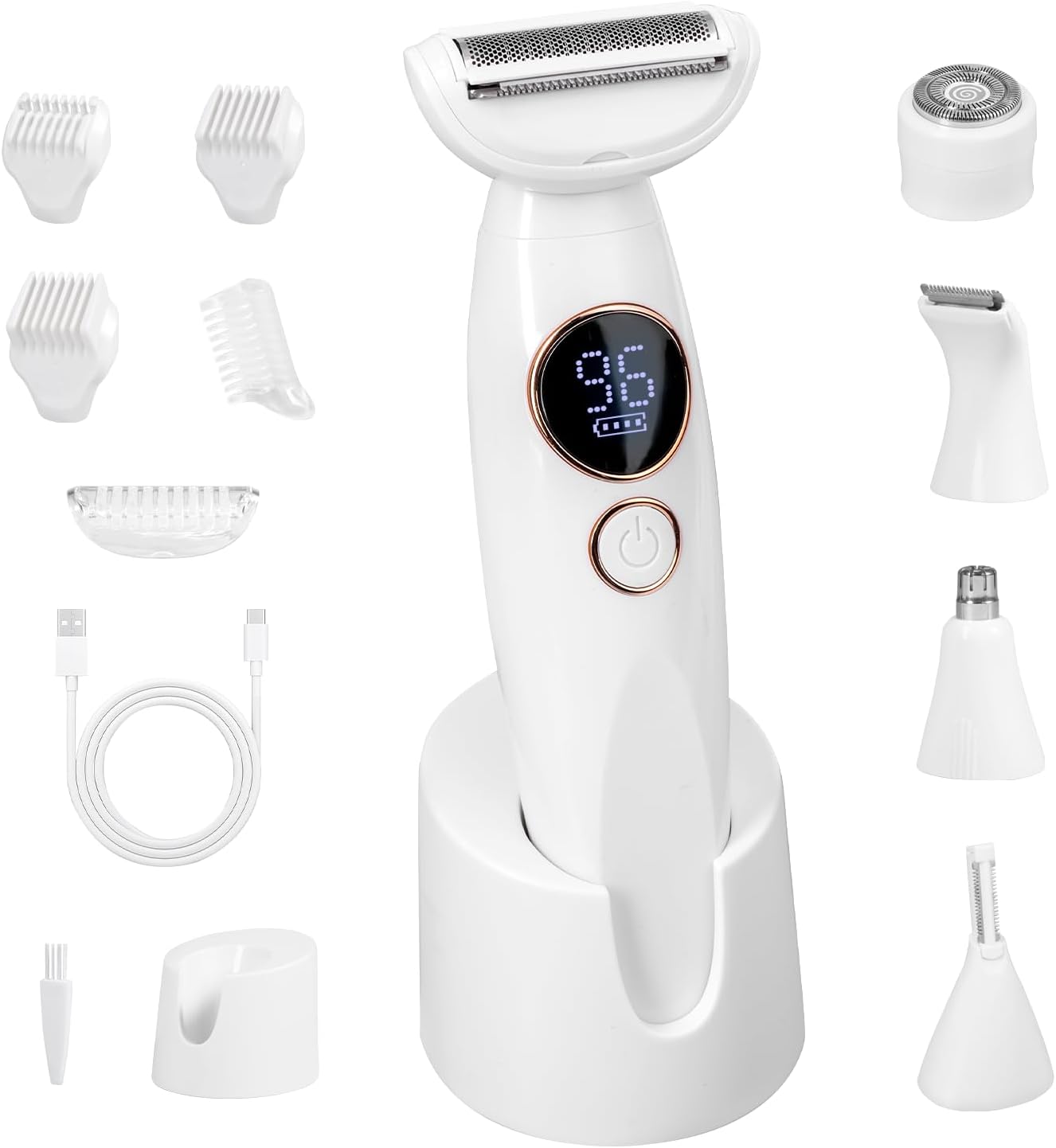 Rasoir Électrique Carehabi 5 en 1 pour Femmes - Douceur et Précision