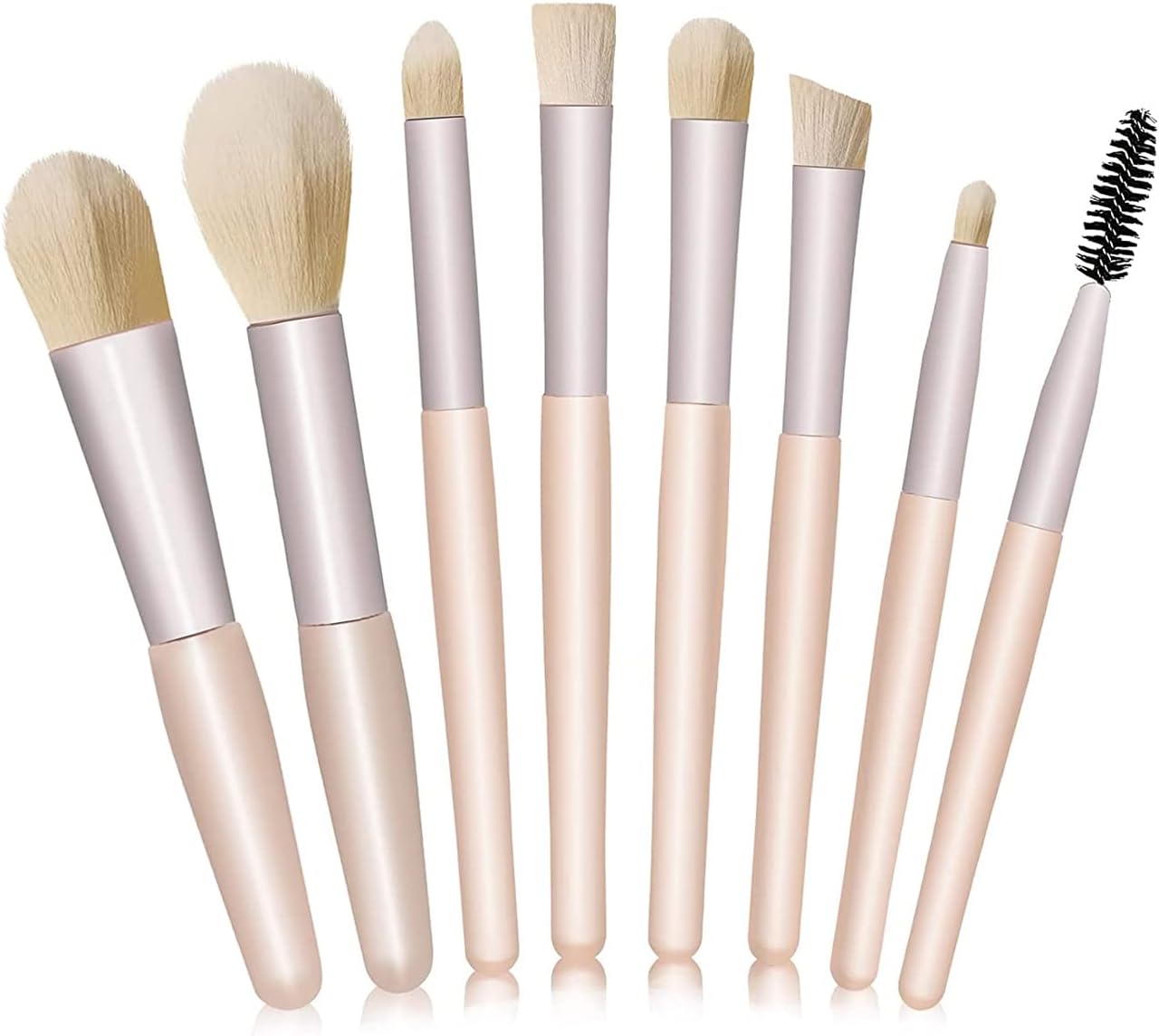 Pinceaux maquillage yeux professionnels : un set de 8 pièces pour un teint parfait et un look éclatant