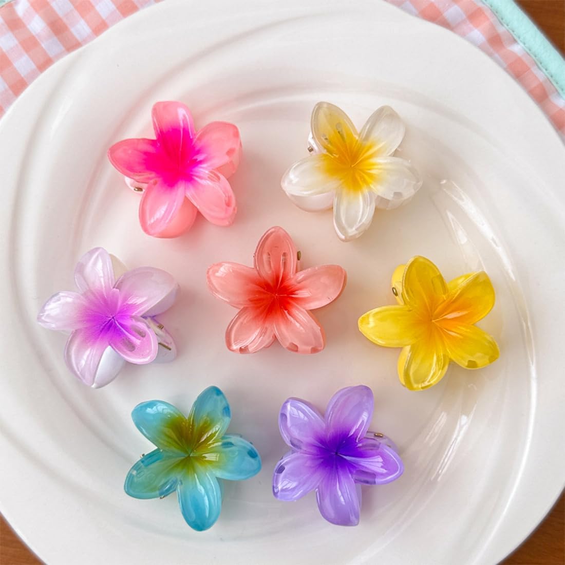 Mini pinces à cheveux antidérapantes en forme de fleur : 12 pièces pour les filles et les femmes élégantes Des accessoires solides pour sublimer vos coiffures au quotidien – Image 6