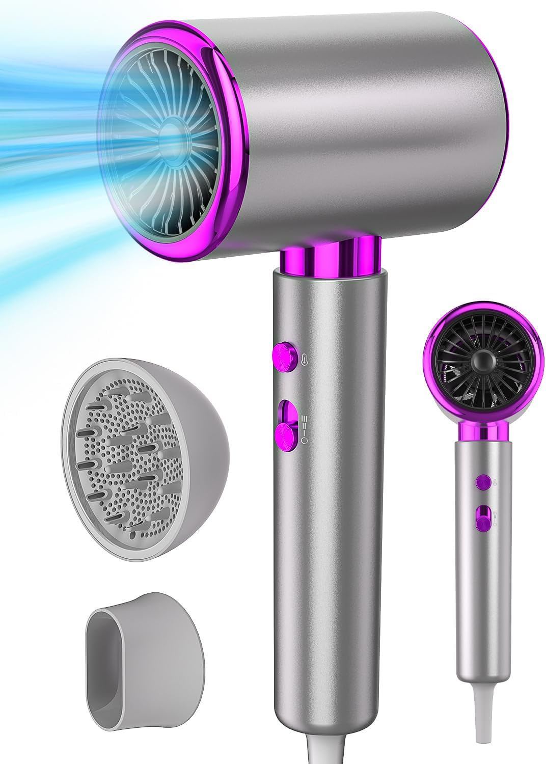 Sèche cheveux ionique 2400W : le compagnon idéal pour des coiffures éclatantes à la maison et en voyage