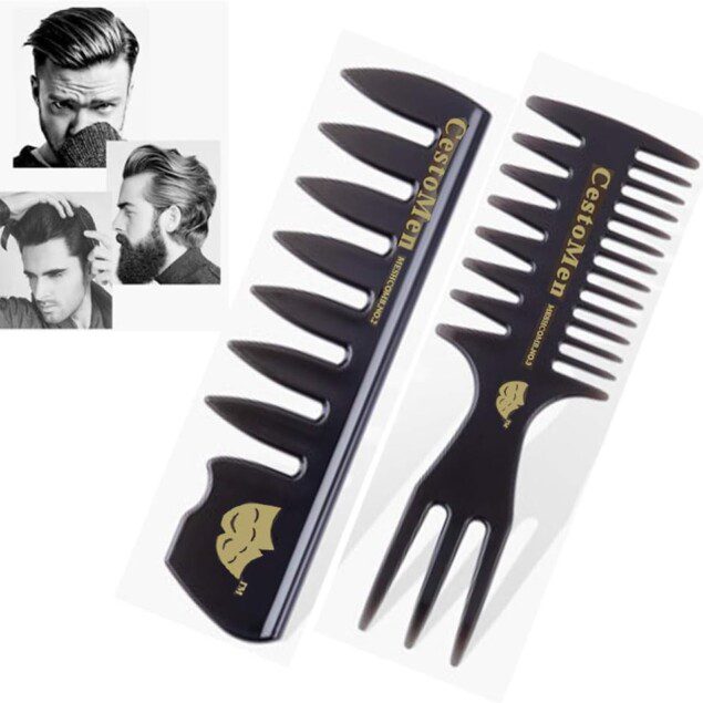 Peigne de coiffure pour homme : ensemble complet de soins capillaires avec brosse antistatique pour un style impeccable