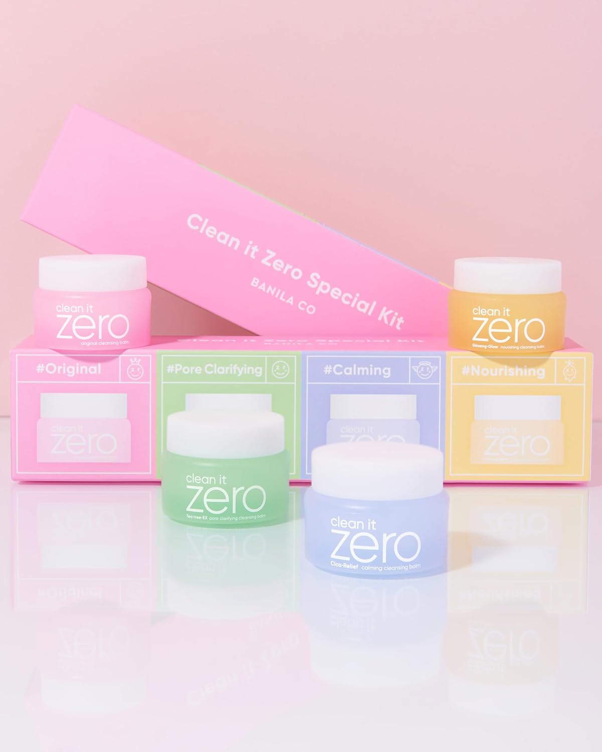 Baume nettoyant Clean it Zero : kit de démarrage pour les amateurs de soins coréens, démaquillage doux et hydratation optimale – Image 2