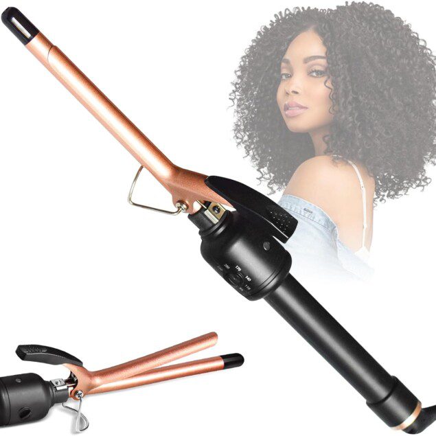 Fer à friser ultra-fin 9 mm en céramique : des boucles parfaites pour tous les types de cheveux