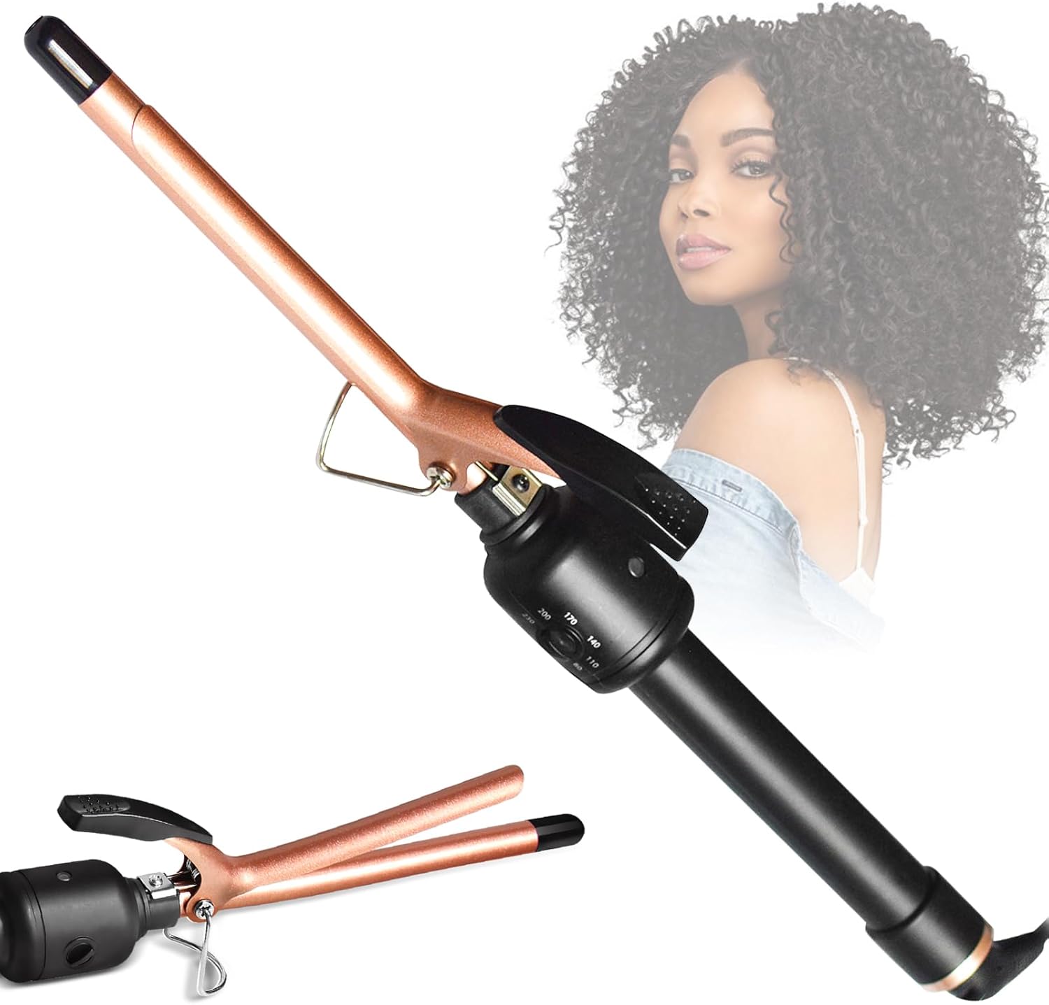 Fer à friser ultra-fin 9 mm en céramique : des boucles parfaites pour tous les types de cheveux