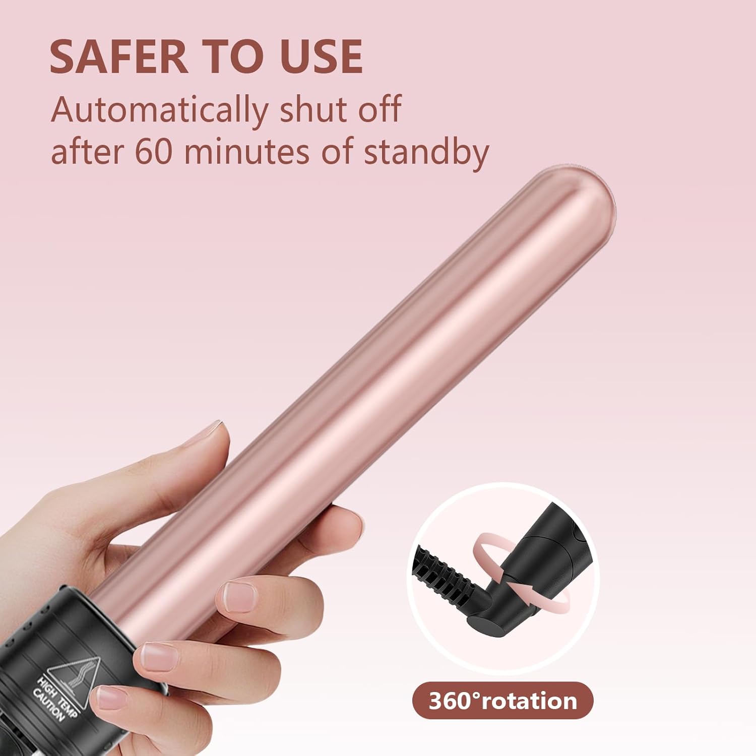 Fer à friser cheveux en céramique 6 en 1 : l'outil indispensable pour des boucles parfaites et durables – Image 8