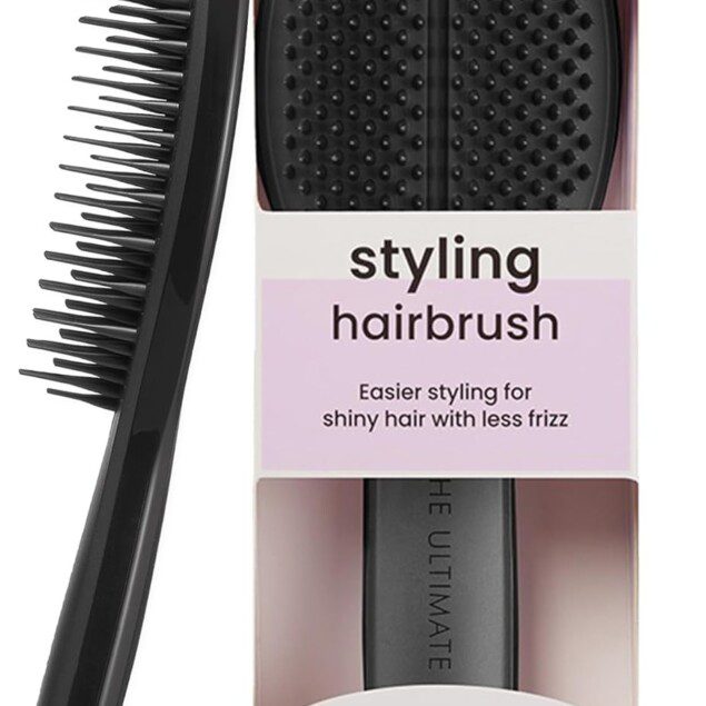 Brosse à cheveux Tangle Teezer Ultimate Styler : entretien facile des perruques, tissages et extensions pour un rendu naturel et éclatant