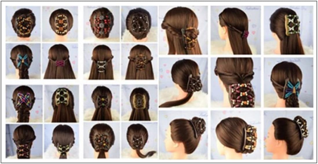 Peignes magiques pour femme : lot de 2 dorés et noirs à perles, l'accessoire ultime pour sublimer vos coiffures – Image 6