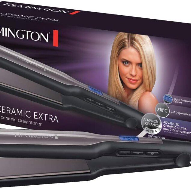 Lisseur Pro-Céramique : Idéal Pour Cheveux Épais & Bouclés