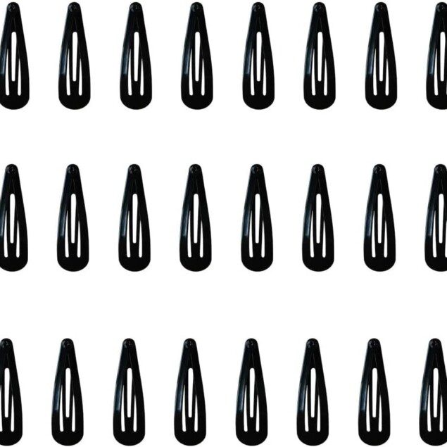 Barettes cheveux : 20 pcs de pinces noires élégantes pour les filles, un accessoire incontournable pour un style chic et pratique