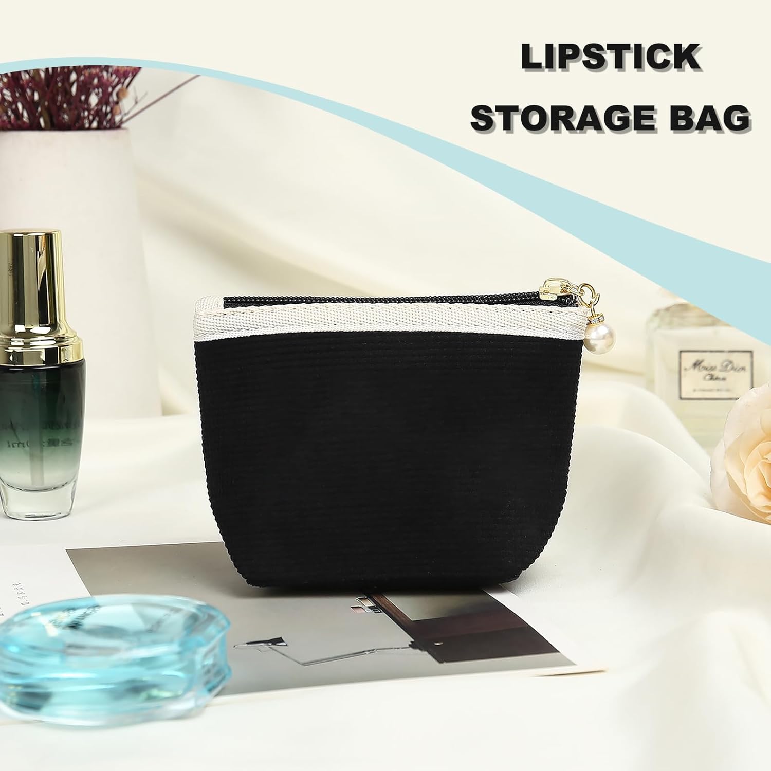 Mini pochette maquillage pour femmes : élégance et praticité au quotidien – Image 3