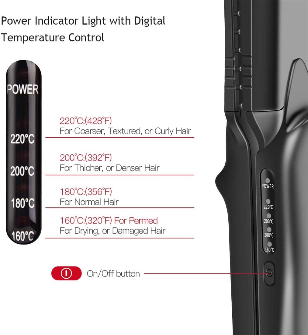 Lisseur cheveux 4 en 1 : l'outil polyvalent pour un coiffage élégant et sans brûlures – Image 5