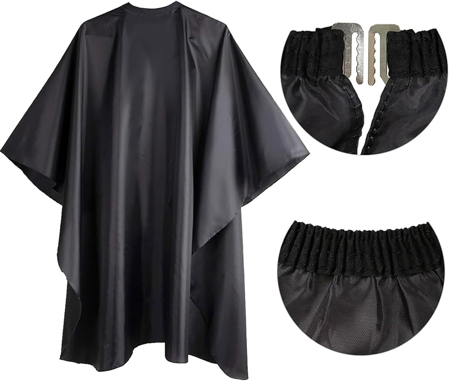 Cape de coiffure noire : l'accessoire indispensable pour les coiffeurs professionnels